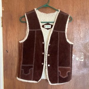 Vintage leather vest